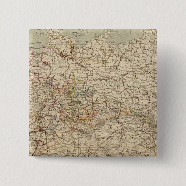 Germany Atlas Map Button (Front)