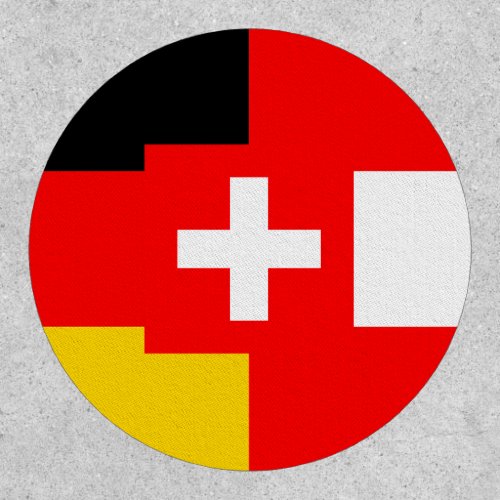 Germany Austria Switzerland flag symbol German lan Patch