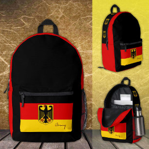 Germany, backpack, German Flag / Deutschland Printed Backpack