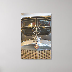 Germany, Baden-Wurttemberg, Stuttgart. Mercedes Canvas Print