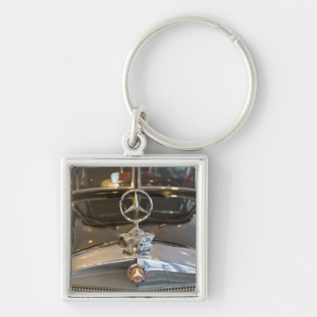 Germany, Baden-Wurttemberg, Stuttgart. Mercedes Keychain (Front)
