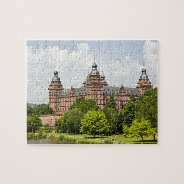 Germany, Bavaria, Bayern, Aschaffenburg. Schloss Jigsaw Puzzle (Horizontal)