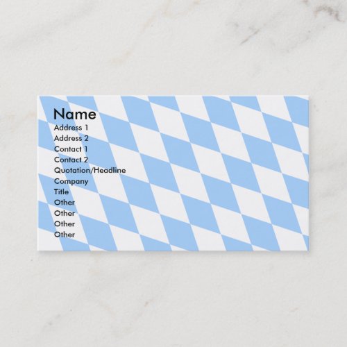 Germany Bavaria Flag Business Card Templates