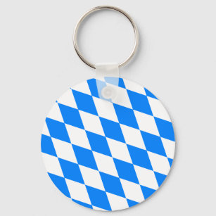 Germany Bavaria Flag Keychain