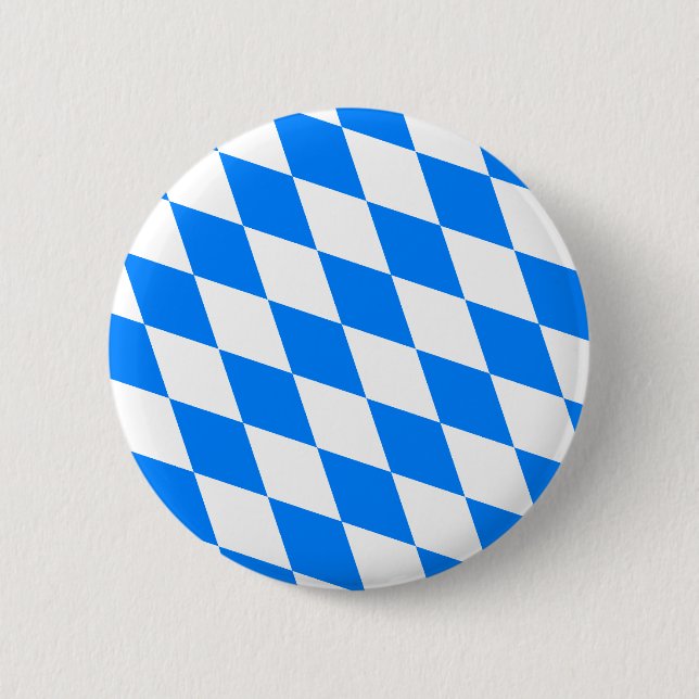 Germany Bavaria Flag Pinback Button (Front)