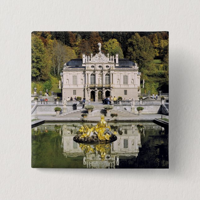 Germany, Bavaria, Linderhof Castle. Linderhof Button (Front)