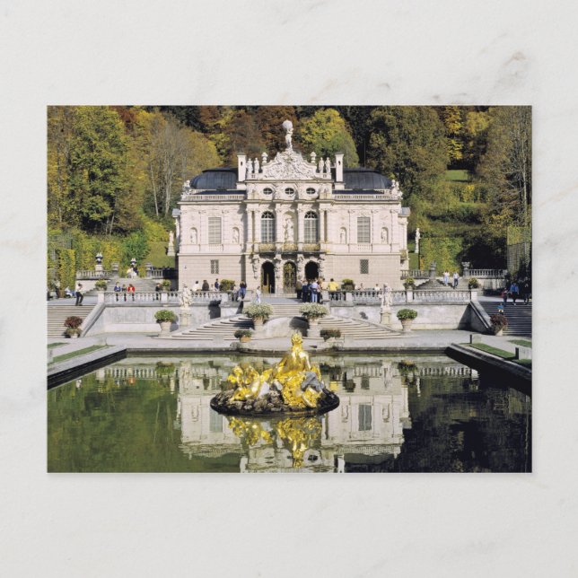 Germany, Bavaria, Linderhof Castle. Linderhof Postcard (Front)
