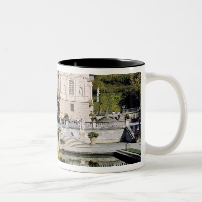 Germany, Bavaria, Linderhof Castle. Linderhof Two-Tone Coffee Mug (Right)