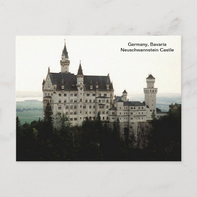 Germany, Bavaria Neuschwannstein Castle Postcard (Front)
