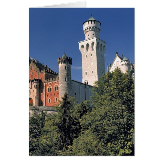 Germany, Bavaria, Neuschwanstein Castle. Cards (Front)