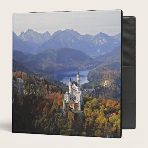 Germany, Bavaria, Neuschwanstein Castle. King 3 Ring Binder