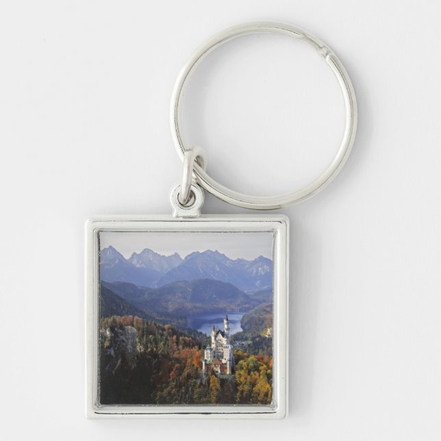 Germany, Bavaria, Neuschwanstein Castle. King Keychain (Front)