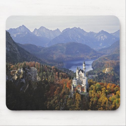 Germany Bavaria Neuschwanstein Castle King Mouse Pad