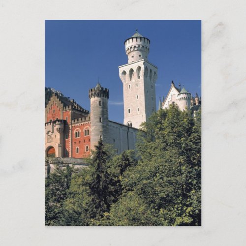 Germany Bavaria Neuschwanstein Castle Postcard