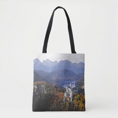 Germany Bavaria Neuschwanstein Castle Tote Bag