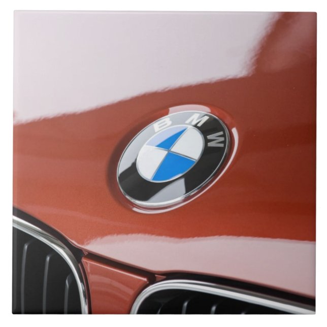 Germany, Bayern-Bavaria, Munich. BMW Welt Car 2 Ceramic Tile (Front)
