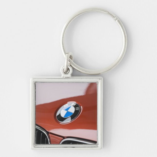 Germany, Bayern-Bavaria, Munich. BMW Welt Car 2 Keychain (Front)