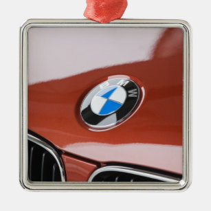 Germany, Bayern-Bavaria, Munich. BMW Welt Car 2 Metal Ornament