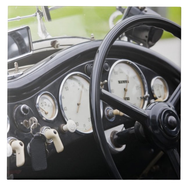 Germany, Bayern-Bavaria, Munich. BMW Welt Car 3 Ceramic Tile (Front)