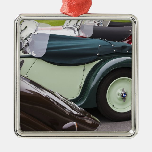 Germany, Bayern-Bavaria, Munich. BMW Welt Car 4 Metal Ornament (Front)