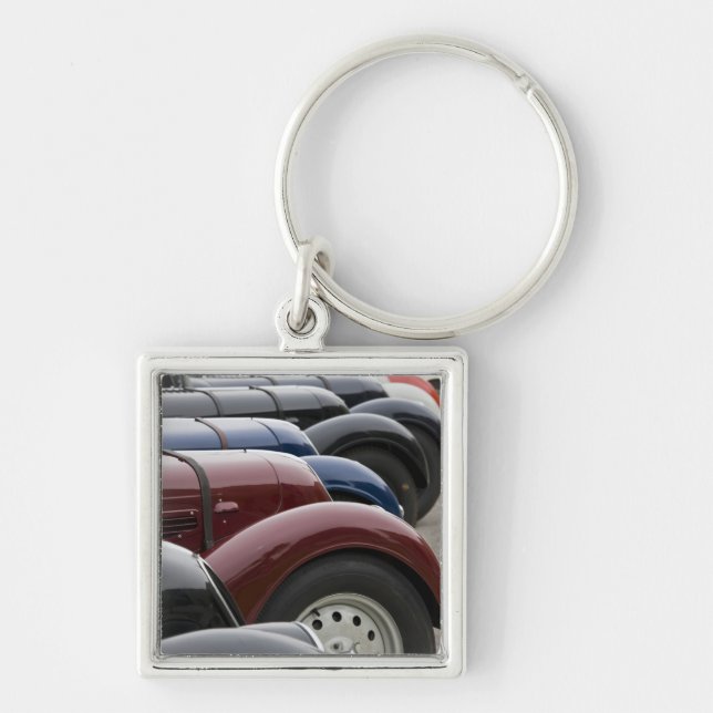 Germany, Bayern-Bavaria, Munich. BMW Welt Car Keychain (Front)