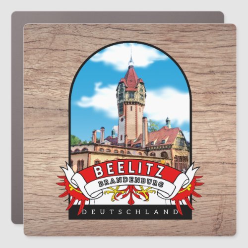 Germany Beelitz Vintage Brandenburg Car Magnet