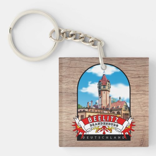 Germany Beelitz Vintage Brandenburg Keychain