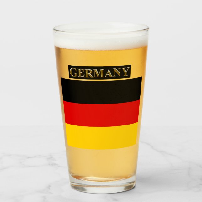 GERMANY BEER GLASS (Front Filled)