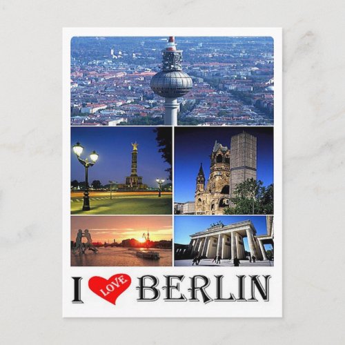 Germany _ Berlin _ I Love _ Postcard