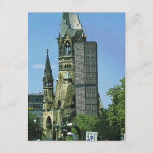 Germany, Berlin, Kurustendamm, Wilhelm Kirche Postcard