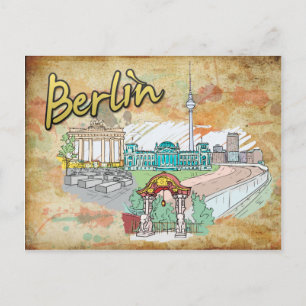 Germany Berlin Travel Postcard