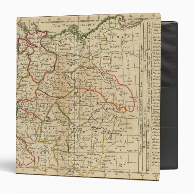 Germany, Bohemia 3 Ring Binder (Front/Inside)