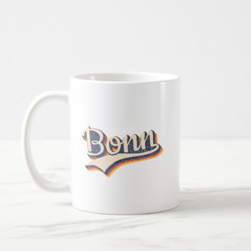 Germany Bonn Vintage Retro Typography Coffee Mug