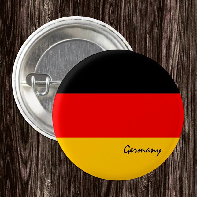 Germany button, patriotic German Flag fashion Button (Creator Uploaded)