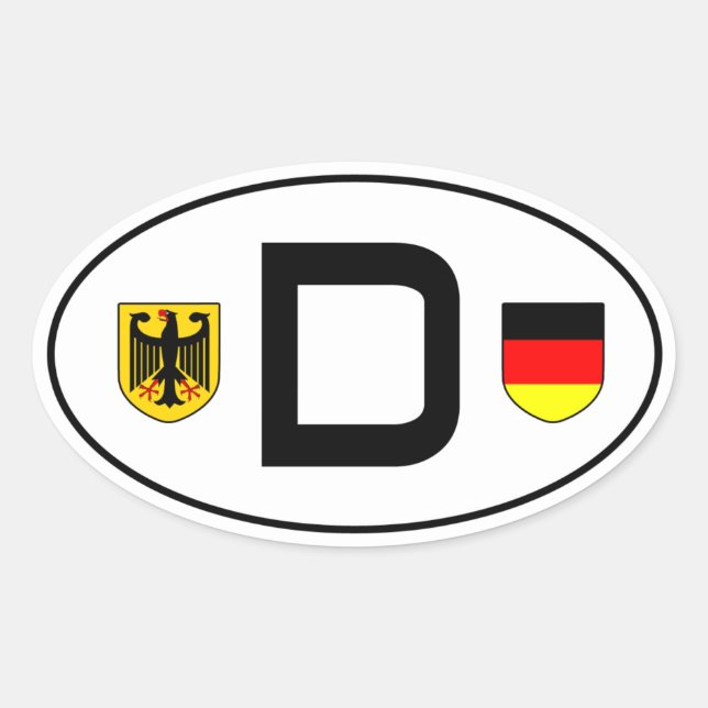 Germany car sticker (Front)