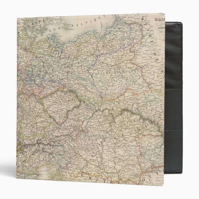 Germany, Central Europe 3 Ring Binder (Front/Inside)