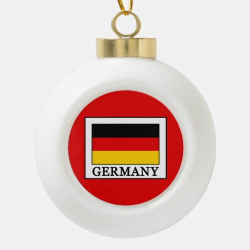 Germany Ceramic Ball Christmas Ornament