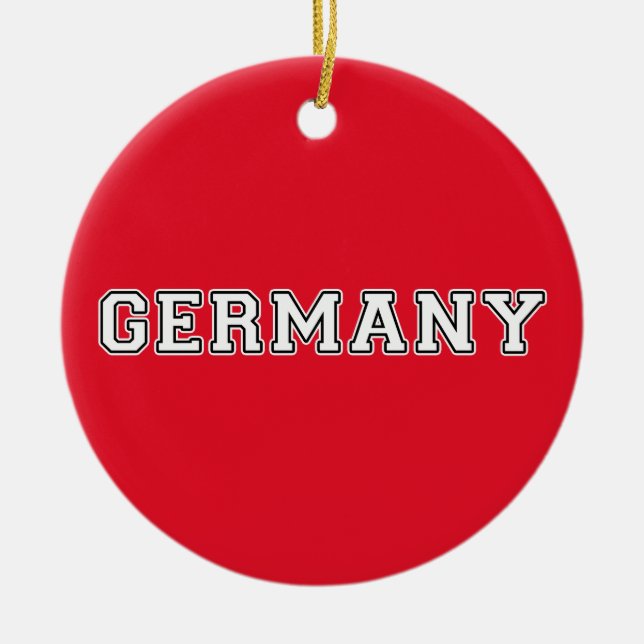 Germany Ceramic Ornament (Front)