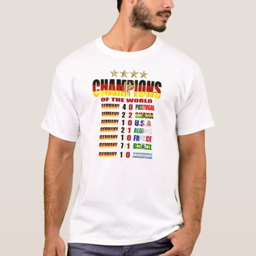 Germany Champions of the World Road to Victory T_Shirt