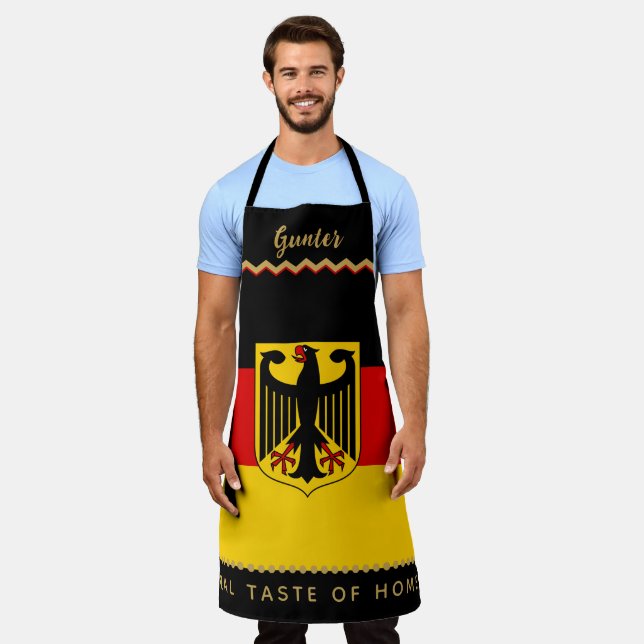 Germany Chefs Apron, Kitchen, German Flag Apron (Worn)