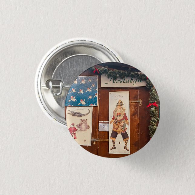 Germany Christmas Market Munich Button (Front & Back)