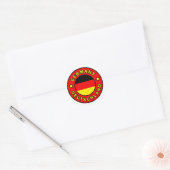 Germany Classic Round Sticker (Envelope)