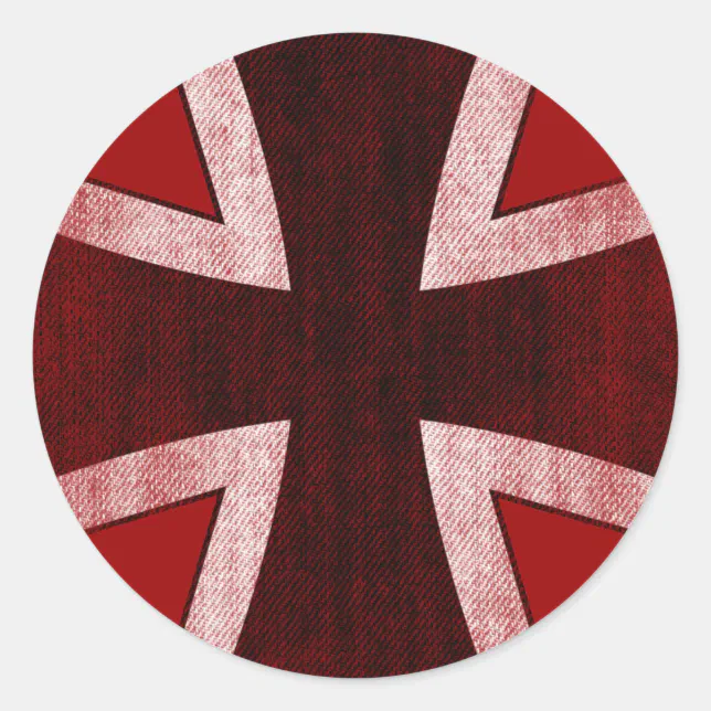 GERMANY CLASSIC ROUND STICKER | Zazzle