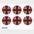 GERMANY CLASSIC ROUND STICKER | Zazzle