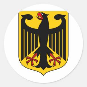 Germany Coat Of Arms Classic Round Sticker