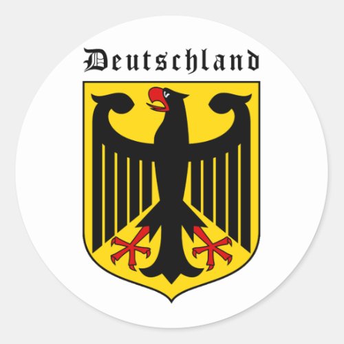 Germany Coat of arms Classic Round Sticker