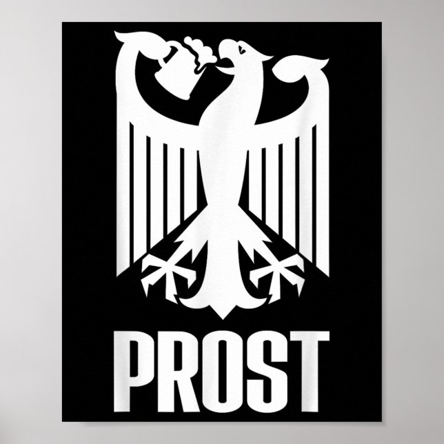Germany Coat Of Arms Eagle Beer Prost  Poster (Front)