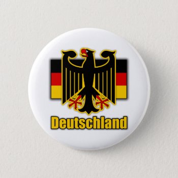 Germany Coat Of Arms Pinback Button by allworldtees at Zazzle