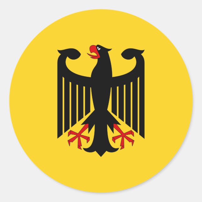 Germany coat of arms sticker (Front)