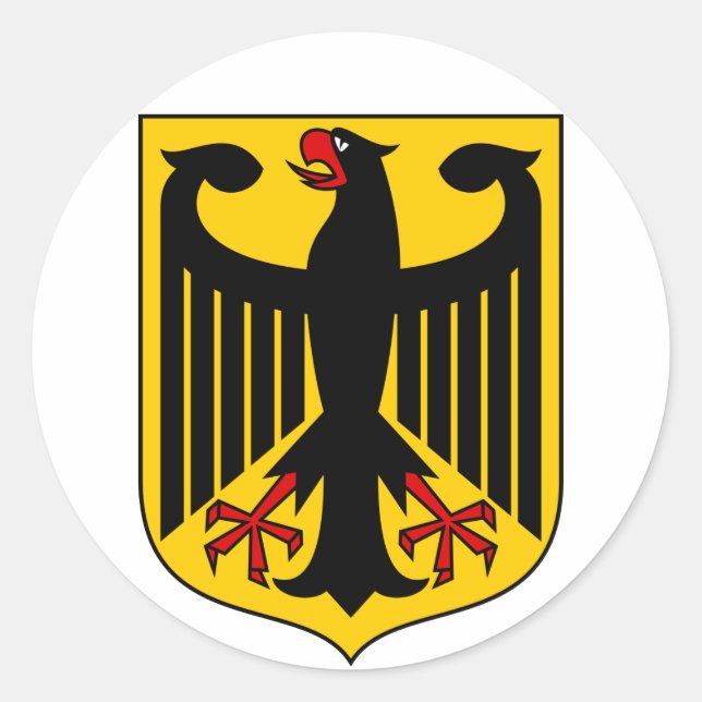Germany Coat of Arms Sticker (Front)